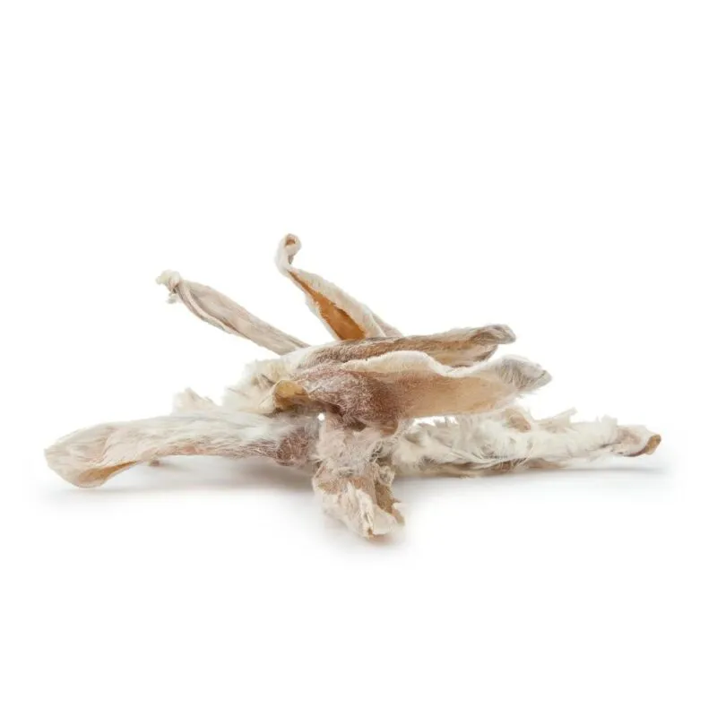 Królik uszy z futrem 100% naturalne, 80g Happet - obrazek 3