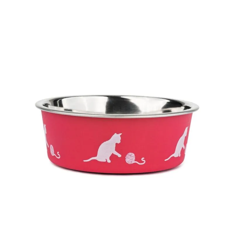 Miska dla kota różowa 12cm/0,24l Happet