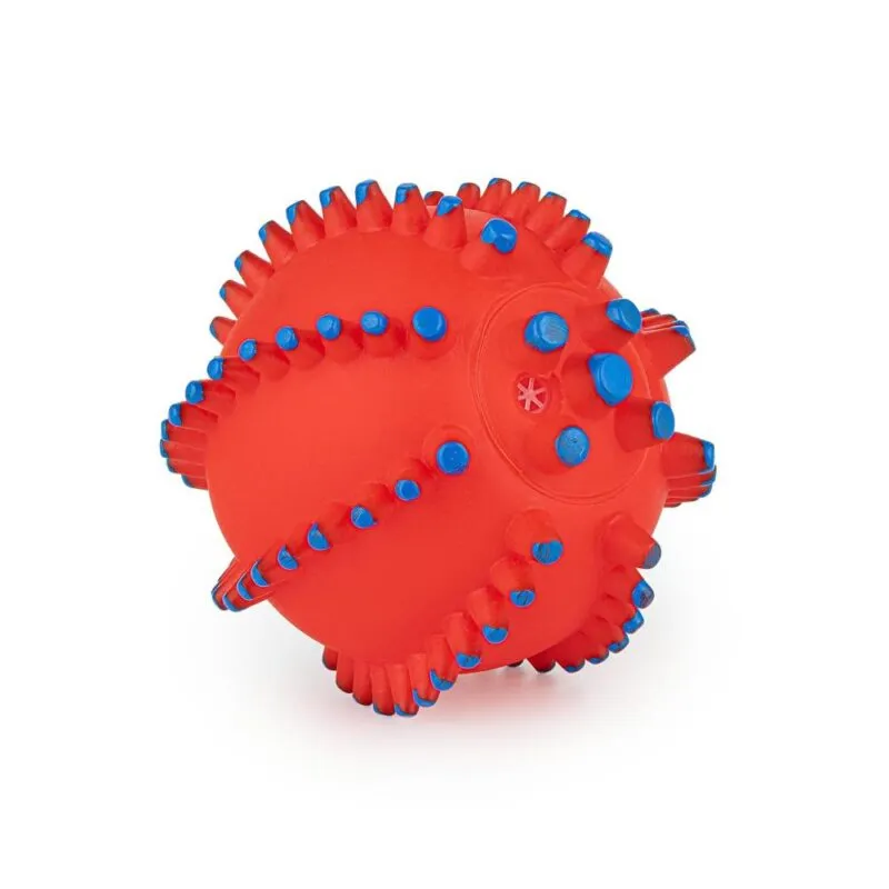 Piłka kolce czerwona 10,5 cm Happet - obrazek 3