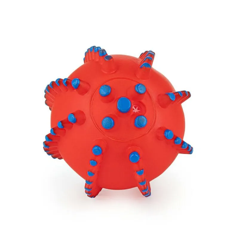 Piłka kolce czerwona 10,5 cm Happet - obrazek 4