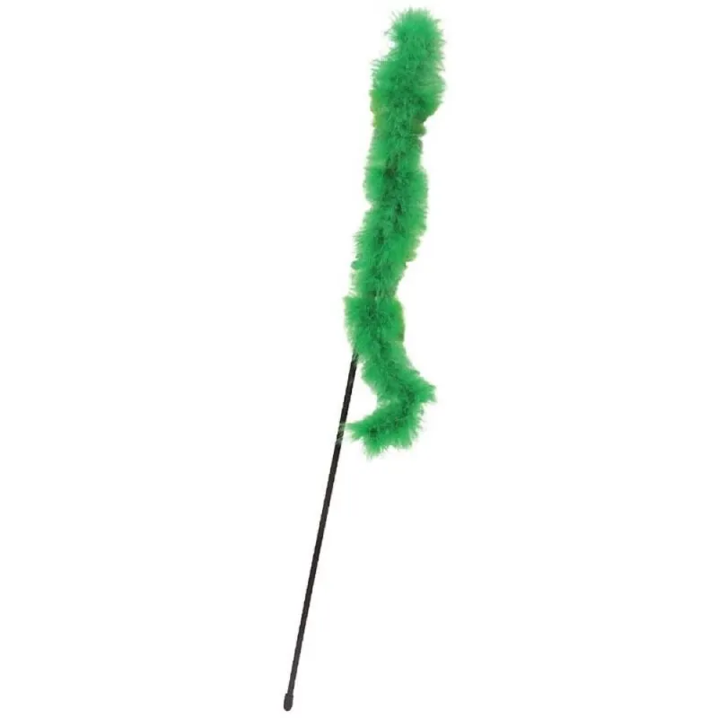 Zabawka wędka piórka 50cm  Happet - obrazek 3